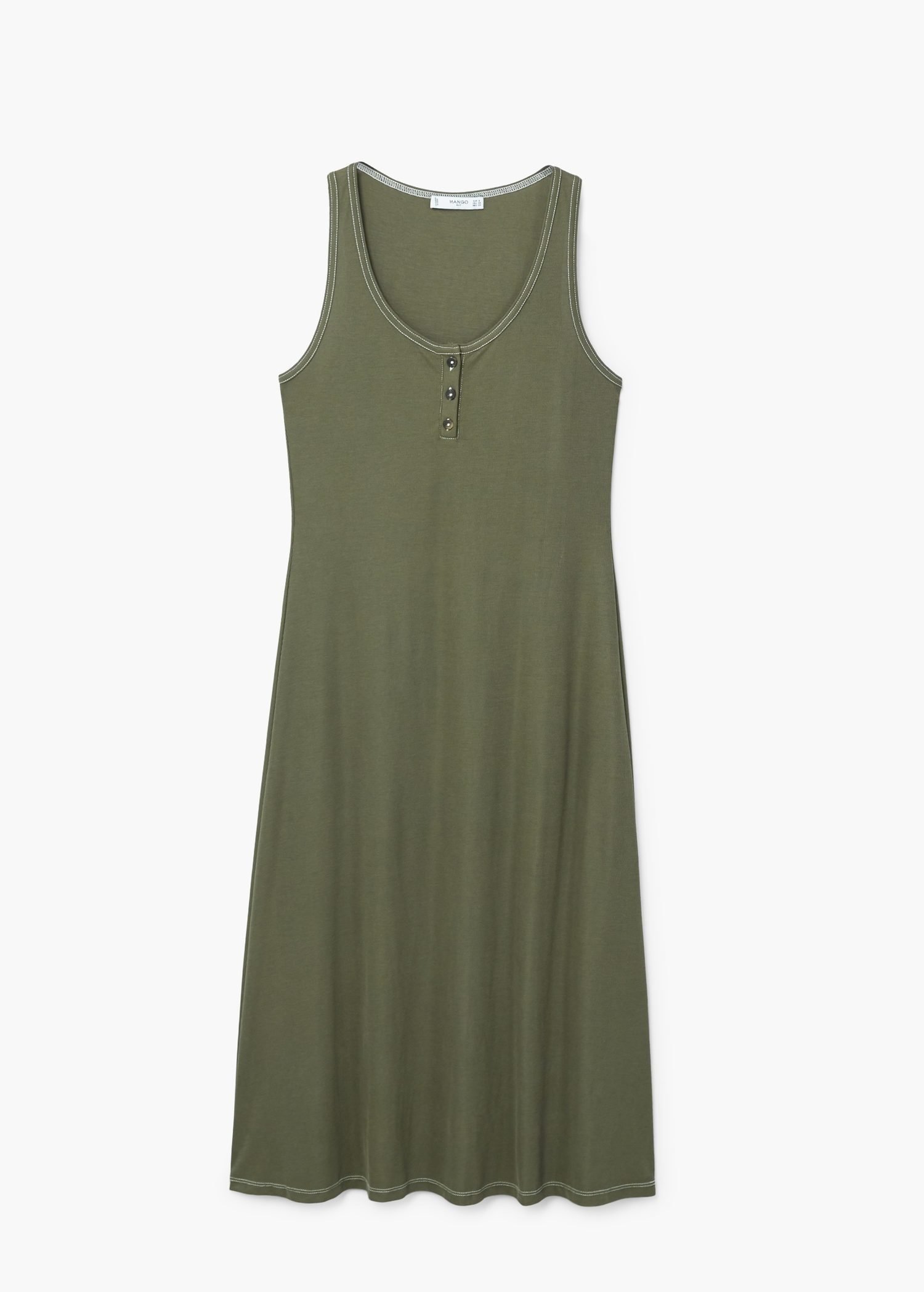 Ribbed jersey dress - Image 3